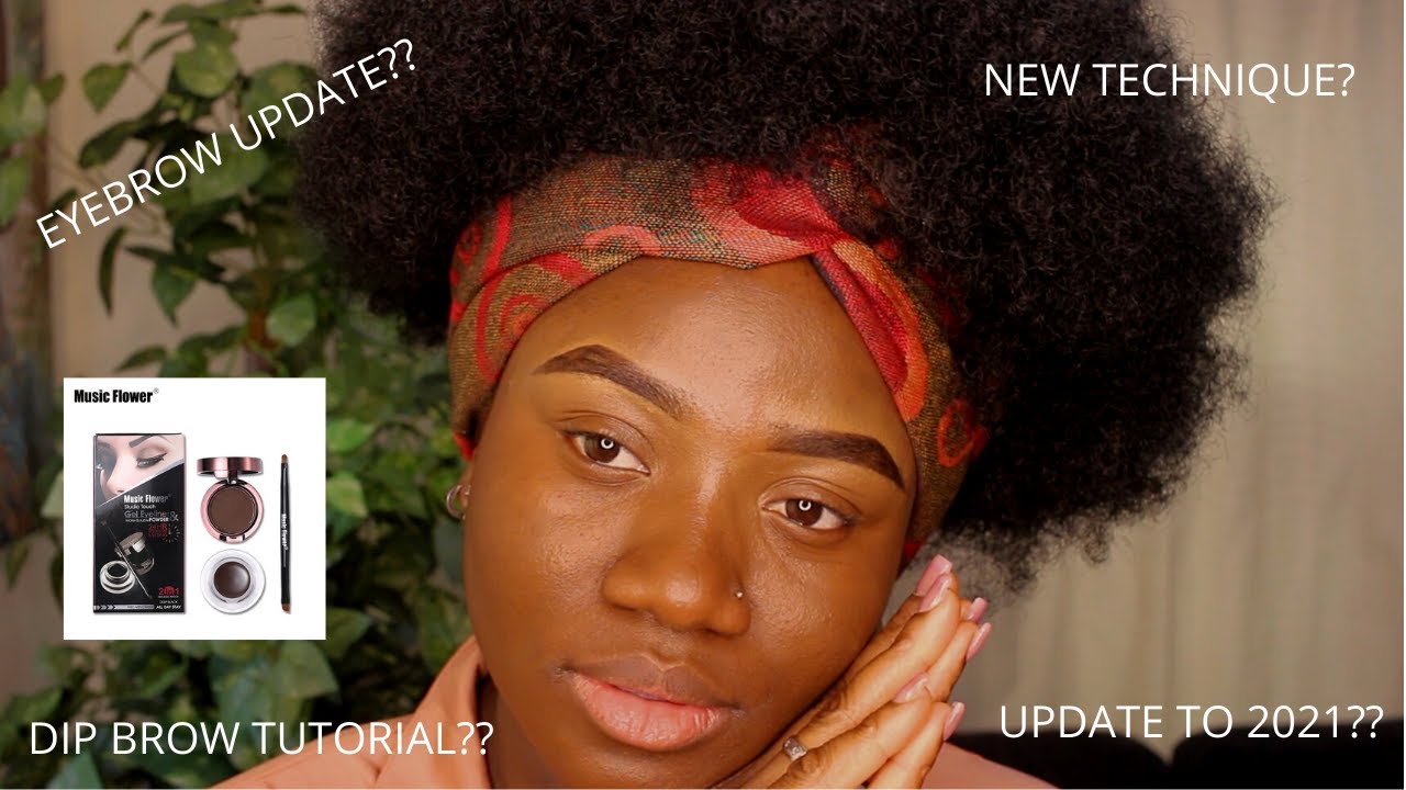 UPDATE: Eyebrow tutorial 2021/ dip brow pencil/natural looking brows