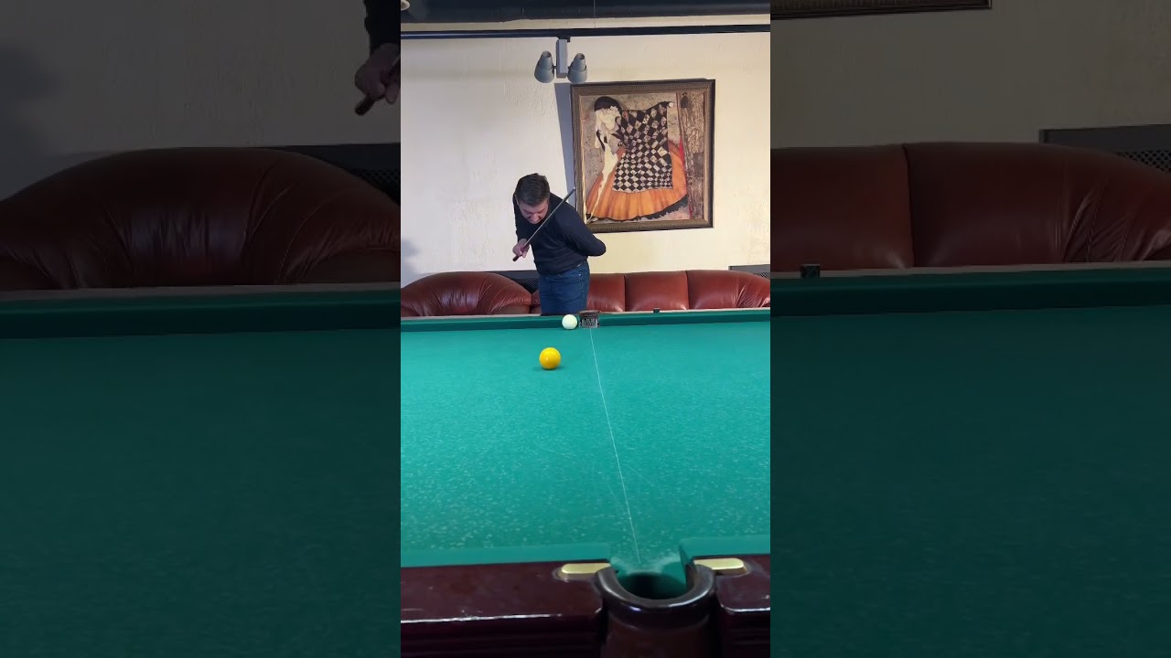 Image of video the Простой трикшот для любителей бильярда :) #бильярд #billiard #kicksoff #shorts 22