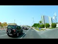 [4K] JUMEIRAH BEACH ROAD to Burj Al Arab Hotel Dubai! DRIVING Tour!