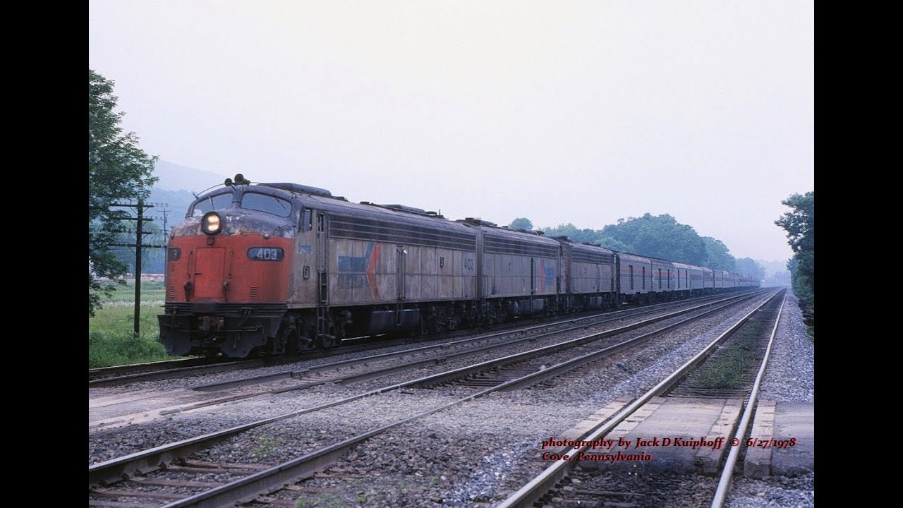 AMTRAK E8's, late 1970's... Bonus, AMTRAK FL9's, 1996