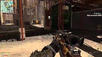 R3d0nk - MW3 Barrett .50cal doing work! Domination Game Clip on Hardhat