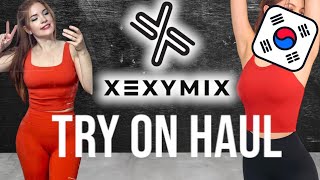 XEXYMIX Try On HAUL - korean athleisure gym wear | how does it fits ?! screenshot 2