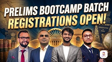PRELIMS BOOTCAMP BATCH | Unique Strategy | ONLY 500 Seats | PRELIMS 2026 | Sunya IAS