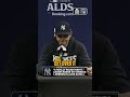 Aaron Boone: "Playing for our lives Tuesday night." #mlb #yankees #rays #playoffs