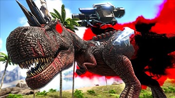 Ever seen a Machine Gun Mounted Tyrannosaurus Rex? | ARK Primal Fear/Prometheus #23