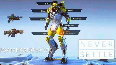 Anthem Demo RANGER CUSTOMISATION