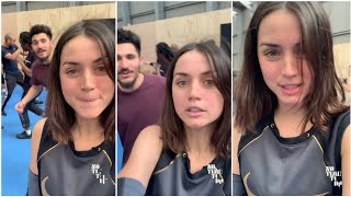 Ana De Armas Dont Like To Be Bothered While Doing Practice