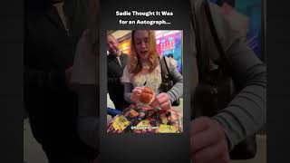 Sadie Thought It Was for an Autograph…🥹
