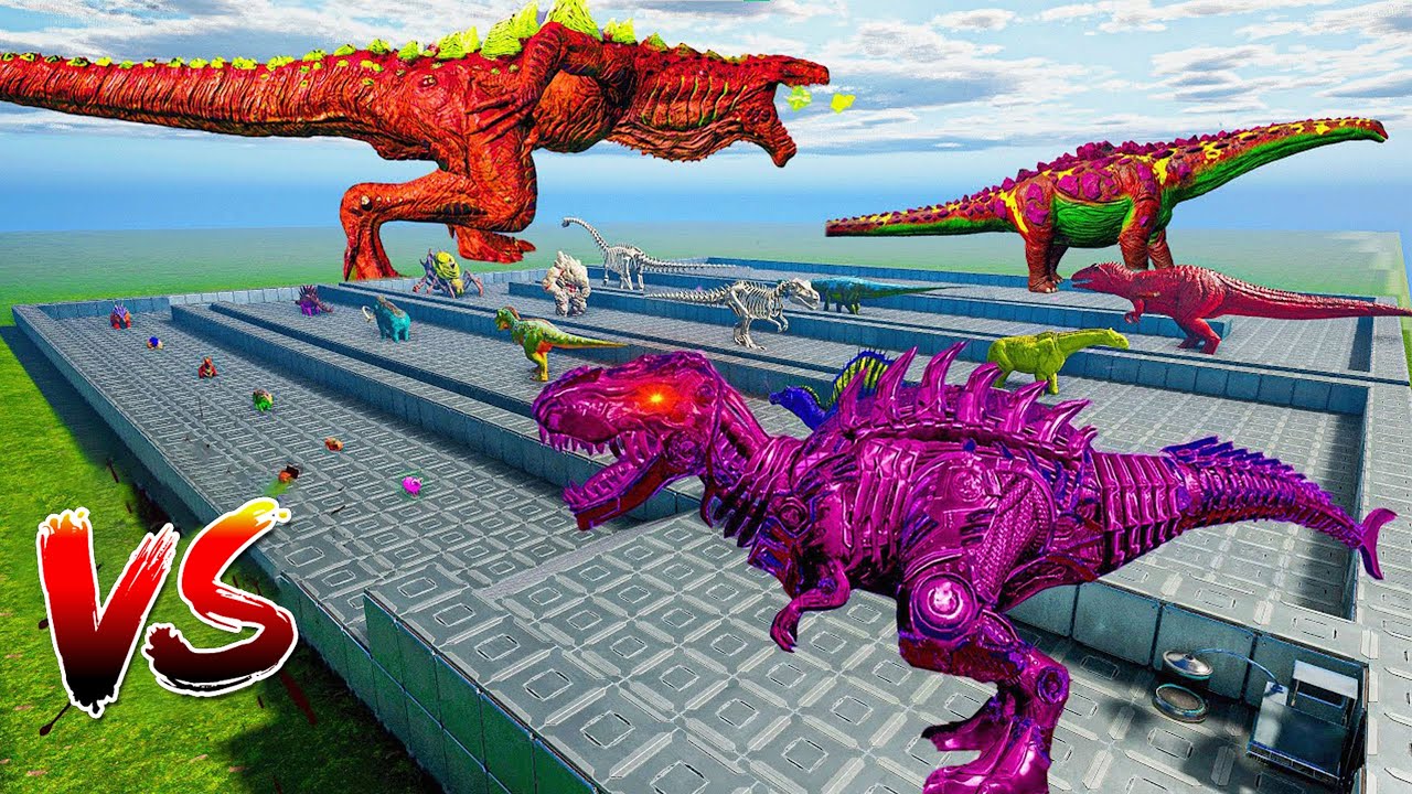 Feb 2025’s NEW DINOS Take On EVERY ARK BOSS & TITAN! (EPIC Battle)