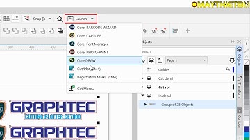 Máy Cắt Decal Graphtec CE7000 - Hướng dẫn tạo dấu nhận dạng file bế Cutting Master 4 (AI, Corel)