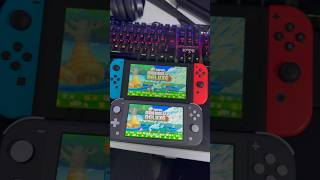 Switch Lite vs Switch | NSMB U Speed test comparison! #shortvideo #shorts #short #switch