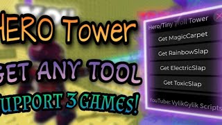 Hero Tower 2 Support Games Script - Get Any Tools Pastebin 2025