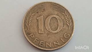 👌10 PFENNIG 👆1991 GERMANY MOST VALUABLE COINS WORTH BIG MONEY !