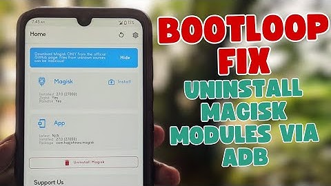 Magisk Module Bootloop Fix (With USB Debugging Enabled)