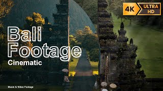 Footage Cinematic No Copyright ｜Bali Indonesia Free Bahan Mentahan footage Video