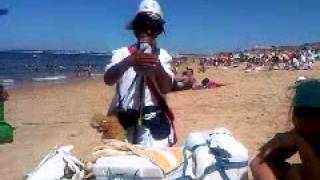 Bolas de berlim-Praia da Galé.3GP