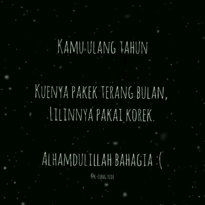 Story WA Ulang Tahun Sederhana Tapi Bikin Bahagia