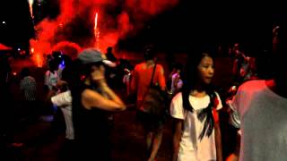 20130614 中角國小畢業典禮 Part2 煙火