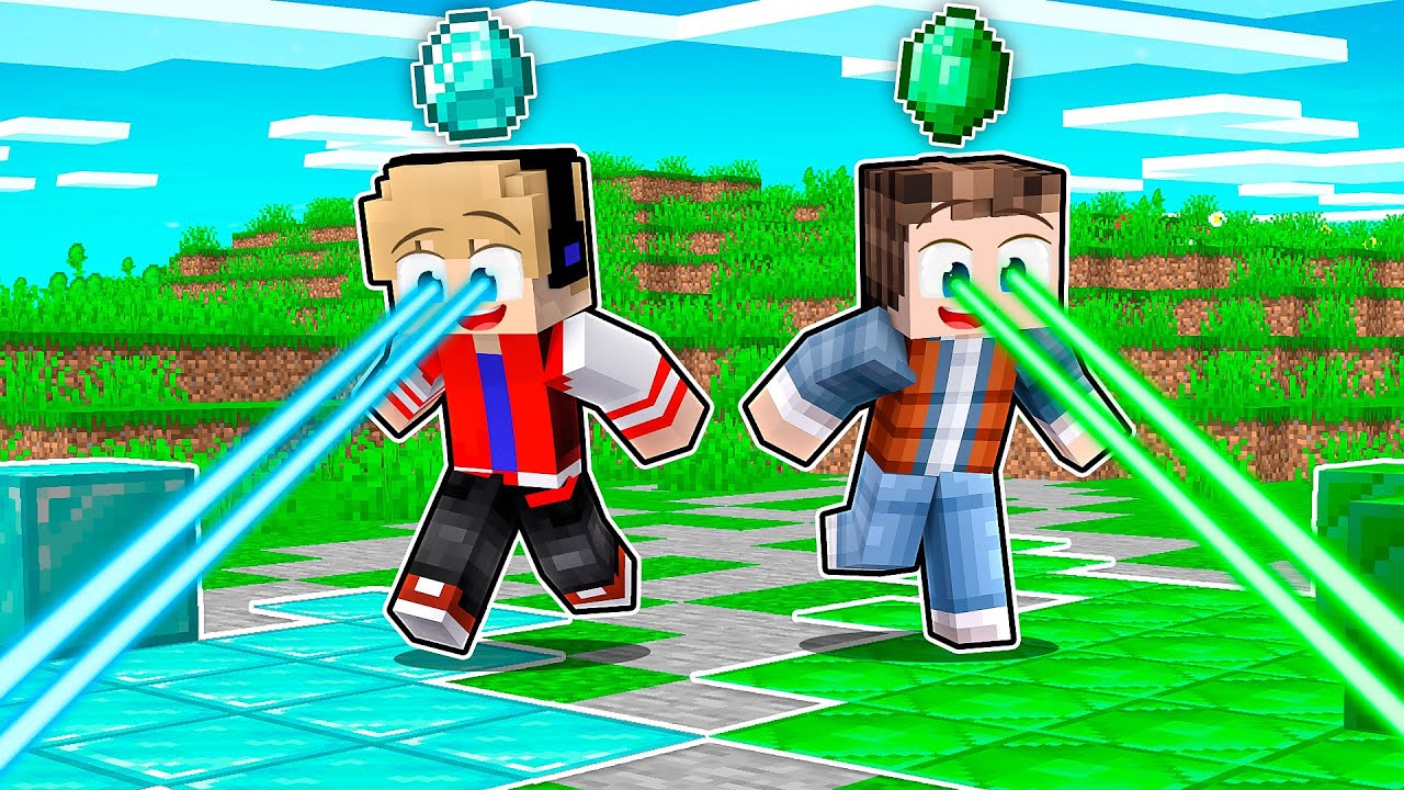 TESTEI OS NOVOS LASERS DE MINÉRIOS ADICIONADOS NO MINECRAFT !