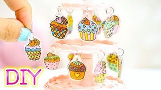 DIY♡オーブンで作るカップケーキチャーム！プラ板 工作【 こうじょうちょー 】