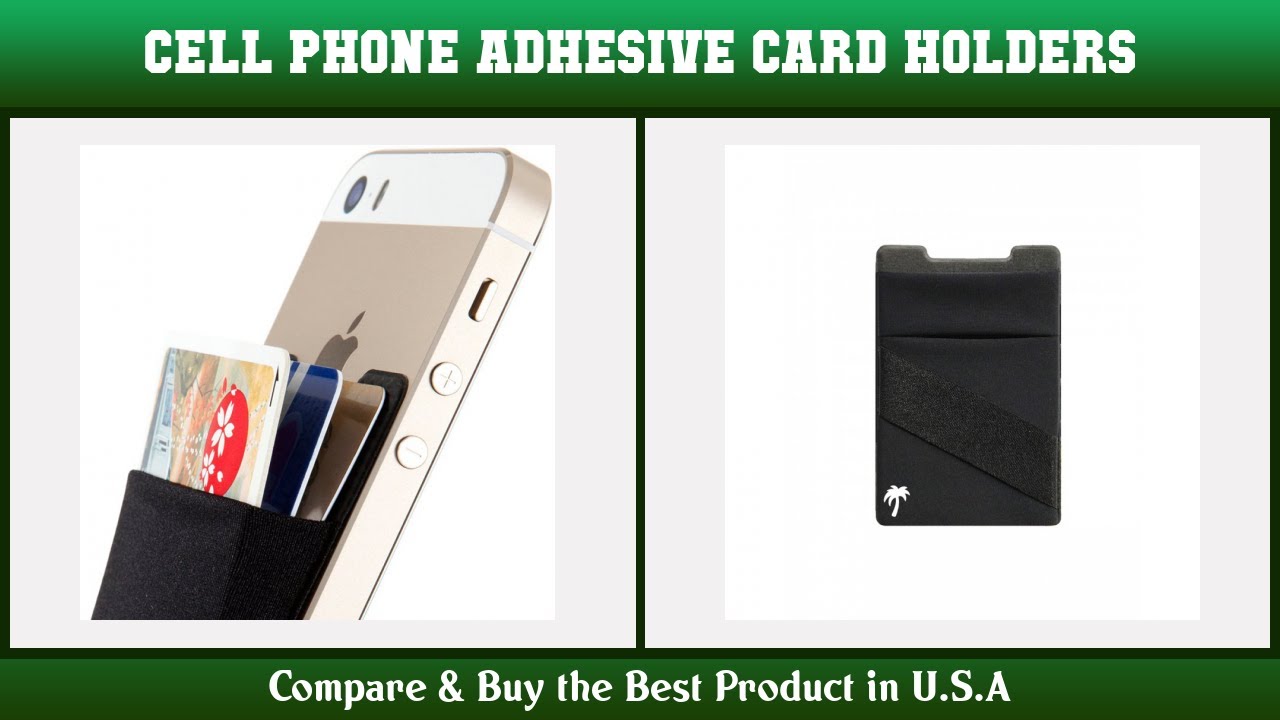 Top 10 Cell Phone Adhesive Card Holders to buy in USA 2021 Price & Review YouTube