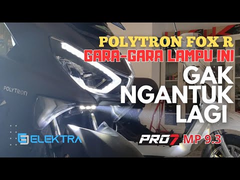 Polytron Fox R, Pasang lampu tembak Mini Proji PRO 7 MP 9.3 #pro7 # ...