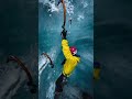 Glacier climbing! Follow for more #iceclimbing