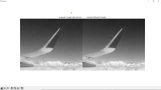 Create a median filter and use it on a gray image in python.