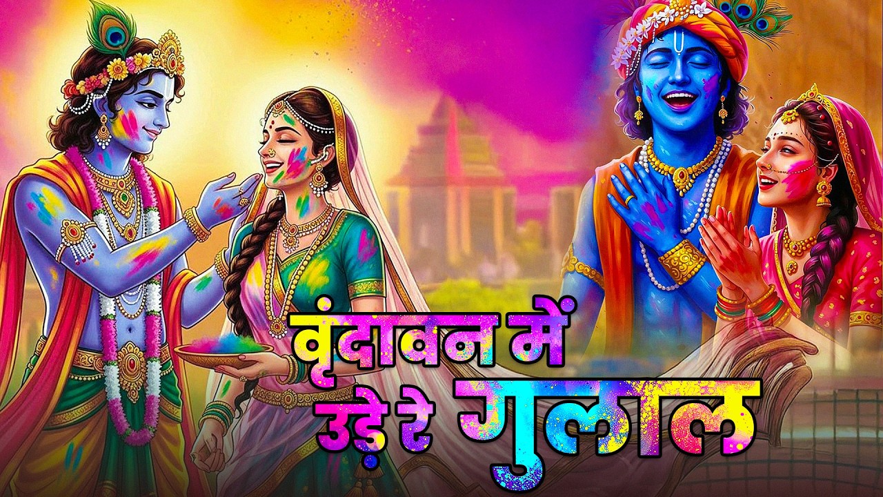 वृंदावन में उड़े रे गुलाल Varindavan Mein Ude Re Gulal | Radha Krishna Holi Bhajan |2026 Holi Bhajan