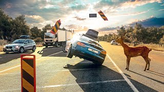 Car Crashes and Dangerous Driving #02 - BeamNG Drive by ImpactPoint Productions 677,367 views 1 year ago 8 minutes, 4 seconds