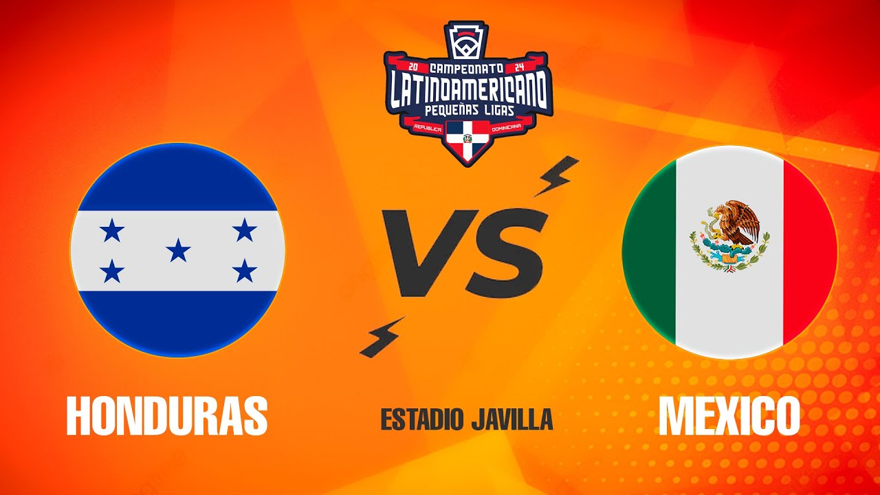 DIA 2 HONDURAS VS MÉXICO CAMPEONATO LATINOAMERICANO PEQUEÑAS LIGAS 2024