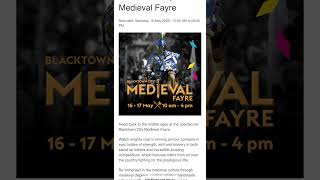 The #Blacktown #medievalfair is on the 16-17 May 2026 🎠🐎⚔️🗡️ #jousting #shorts #sydney #fayre