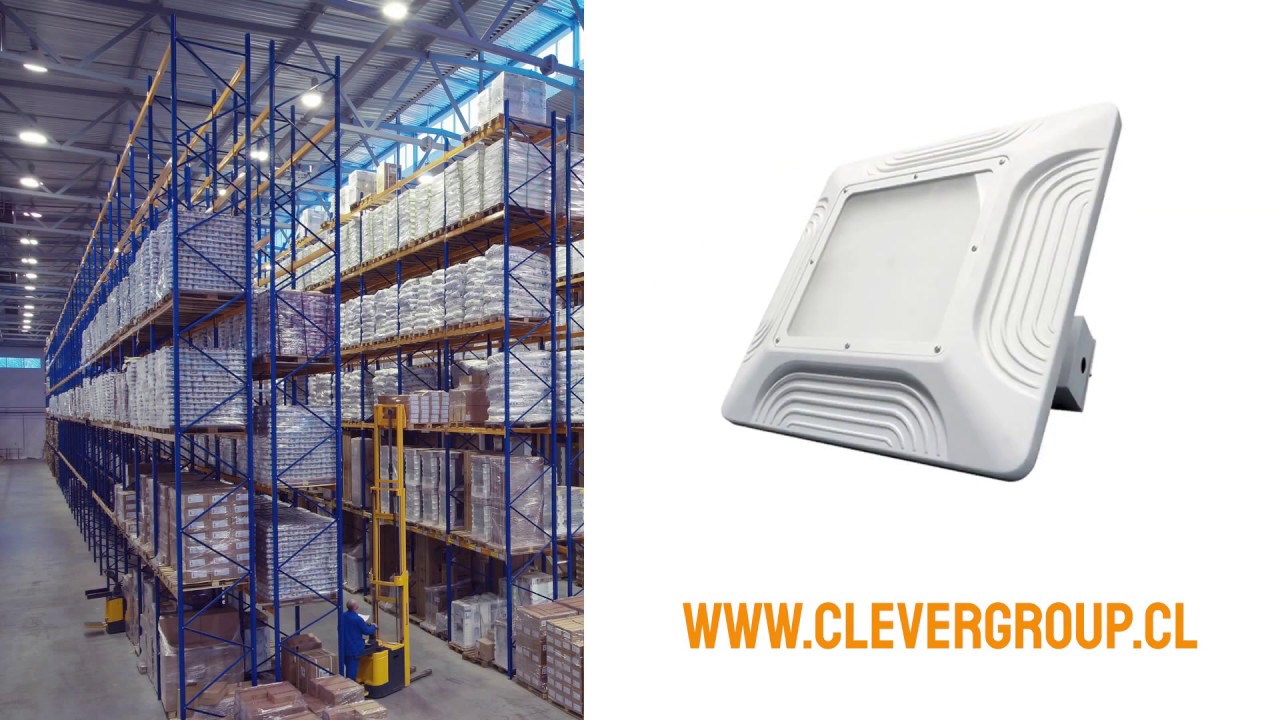 Iluminación LED de Alta Potencia Bodegas, Galpones, Depósitos Clever Group Santiago, Rancagua