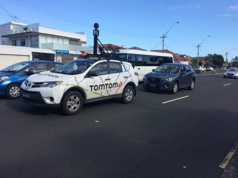 TomTom Street View Car - YouTube