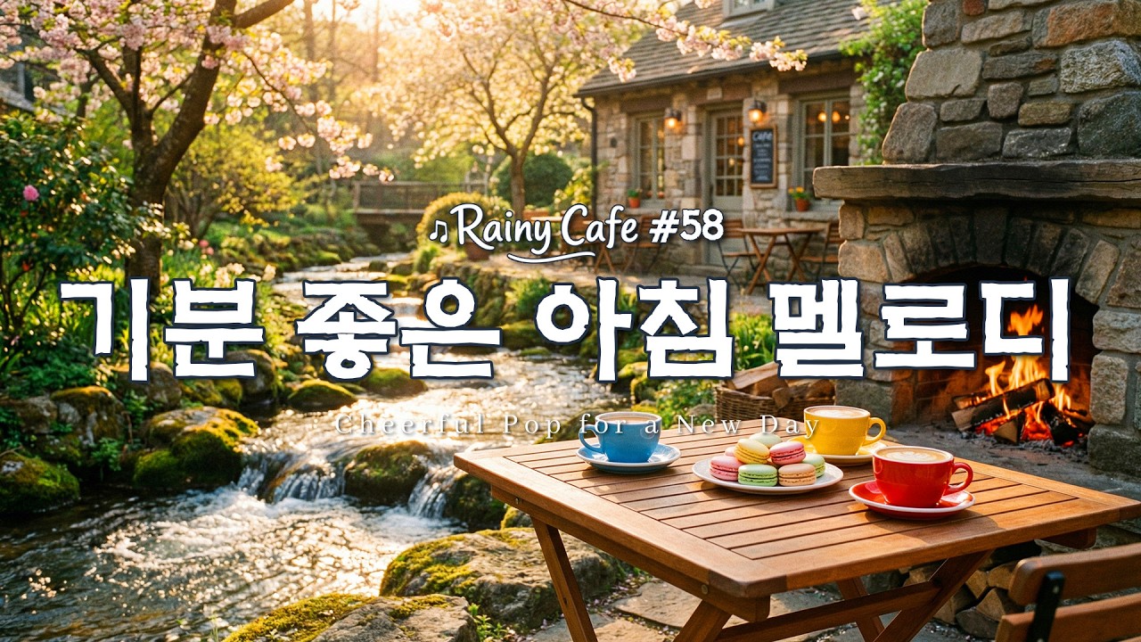 [playlist] 🌸 봄바람 스치는 아침 카페 | 집중·작업 음악 | 일할때 조용히 듣는 음악