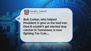 Corker, Trump Trade Barbs On Twitter