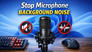 How To Fix Microphone Picking Up Background Noise, Keyboard & Mouse Sounds (Clean Audio)