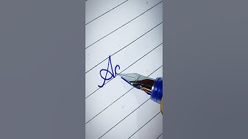 writing a name "Aarna" in cursive #shorts