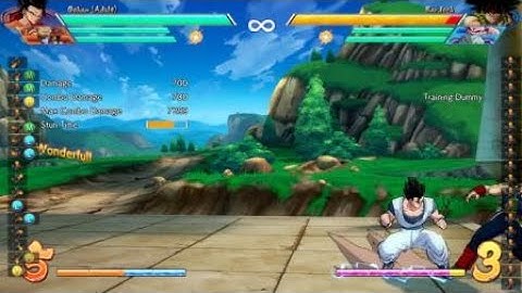 Dragon Ball FighterZ Adult Gohan New Leg Loop Route (Lvl 0)