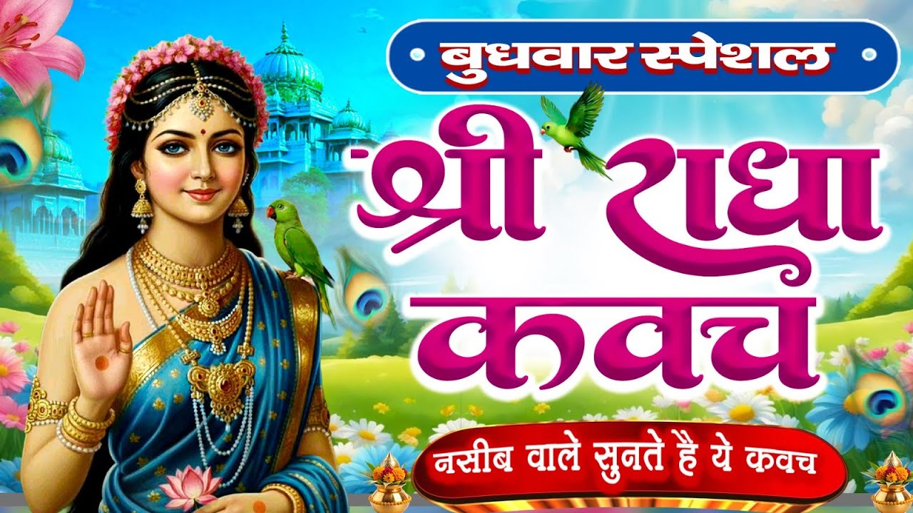 बुधवार के दिन राधा कवच का पाठ सुनने से अखंड सौभाग्य और धन के भंडार खुलेंगे Radha Kavach