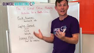 5 Critical Online Marketing Activities For A Health Clinic