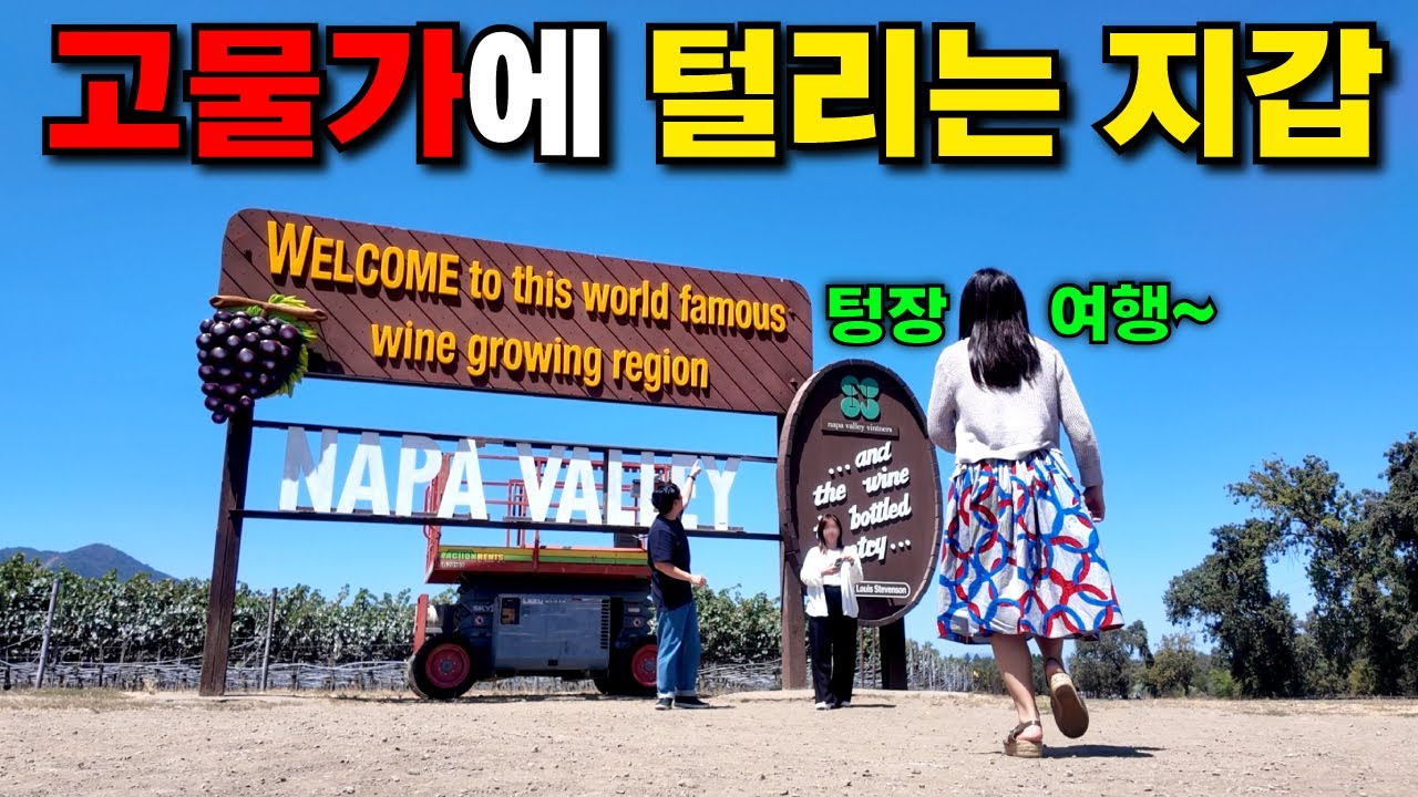 미국 브이로그🇺🇸| 200만원짜리 힐링… 맞는 걸까?🥲 고물가 시대의 나파 여행 결과💸 | 미국 주부일상