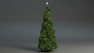 Christmas Tree Animation Procedural - Blender 3.0