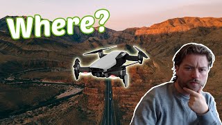 Guessing where I am from a drone