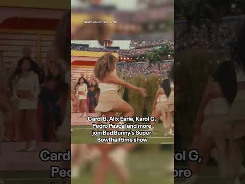 Cardi B Alix Earle Karol G Pedro Pascal And More Join Bad Bunny S Super Bowl Halftime Show 