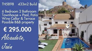 Quality 6 Bed Townhouse + Pool and Terrace Views Property for sale in Spain inland Andalucia TH5898