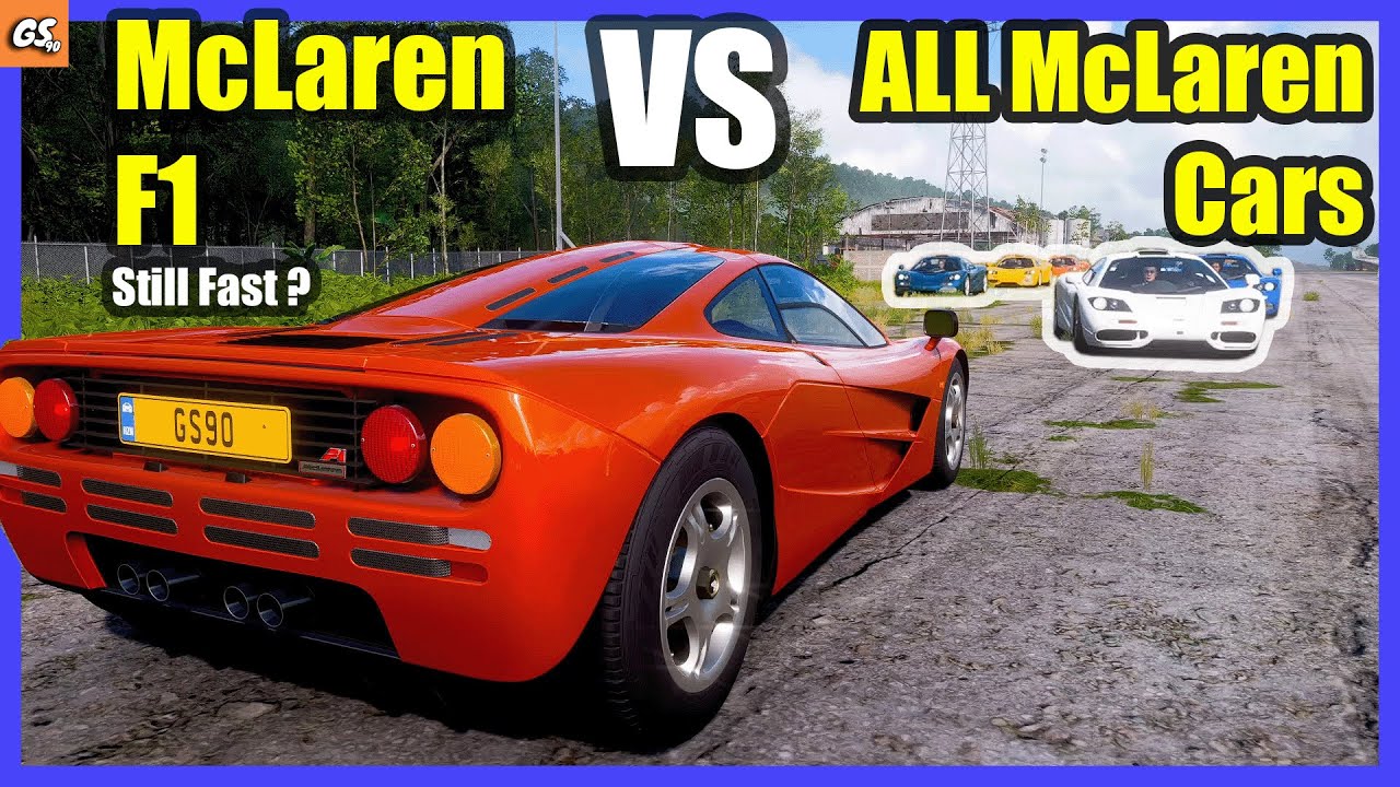 Forza Horizon 5 McLaren F1 VS All McLaren Cars Can This LEGEND