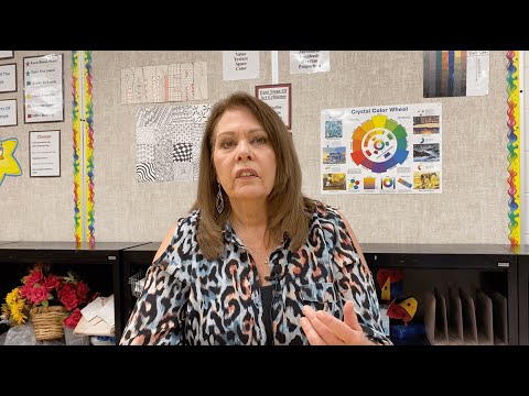 Meet Mrs. Richards, the art teacher at Lake Magdalene Elementary School