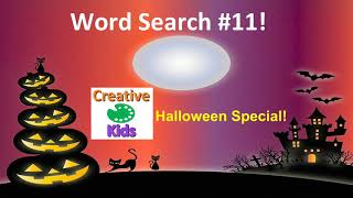 Creative Kids - Halloween Word Search Part 2! How To Get Free Halloween Word Search Printables