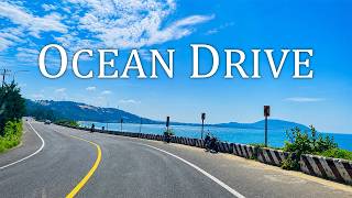 Ocean Road Drive 4K 🌊 Relaxing Piano Music | Beautiful Coastal Journey